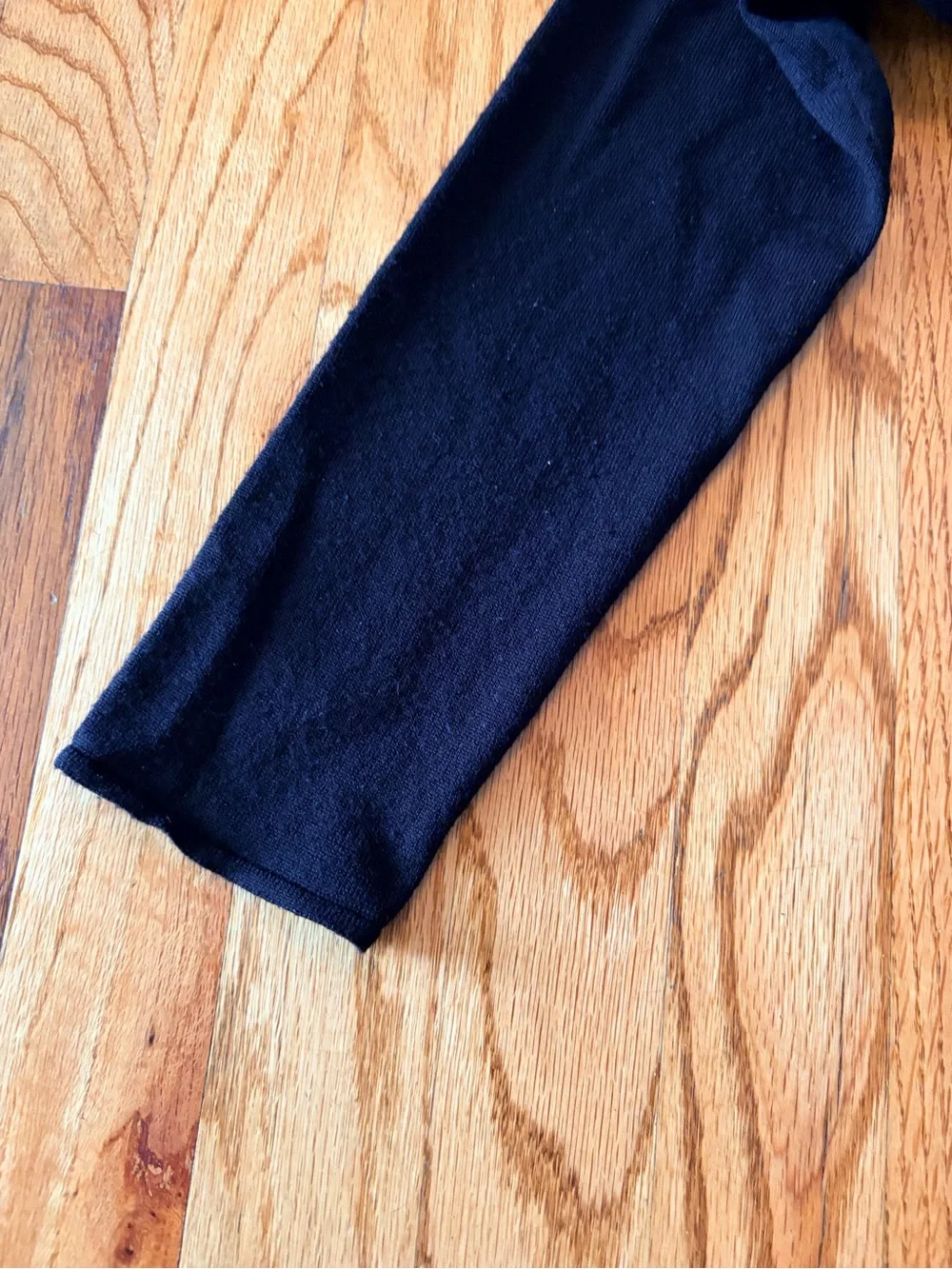 Tory Burch Black Merino Wool Open Cardigan Sweater